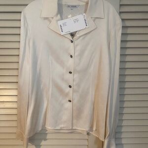 ST. John  Silk blouse ~ Never Worn w/tags